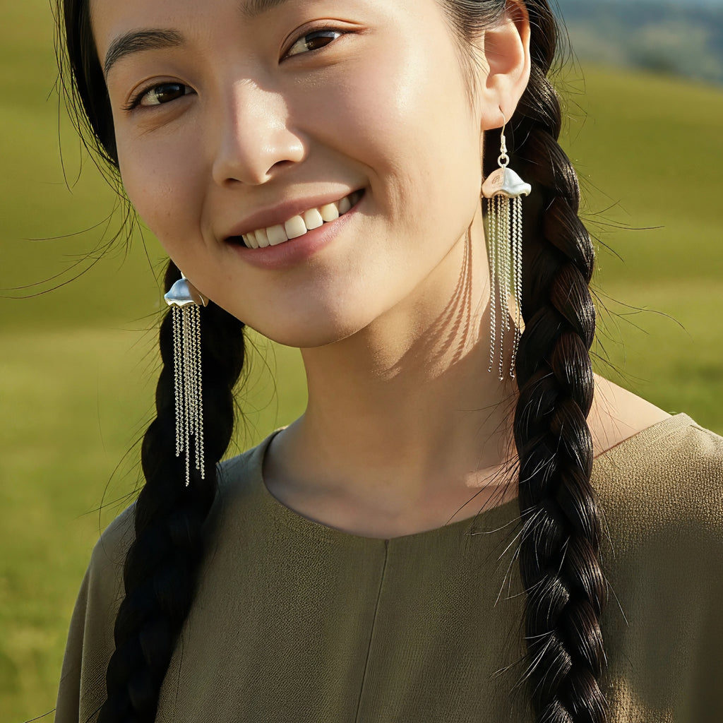 靈動水母耳環